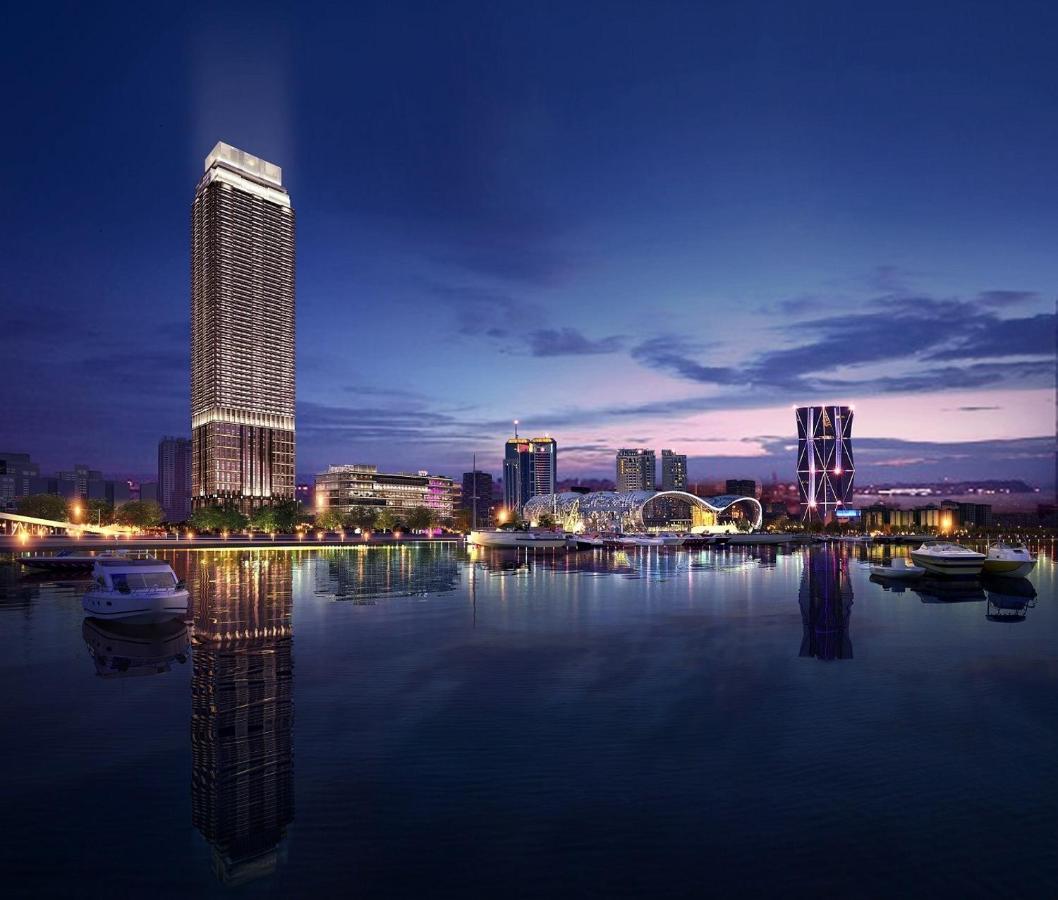 Intercontinental Kaohsiung By Ihg 호텔 외부 사진 The complex at night